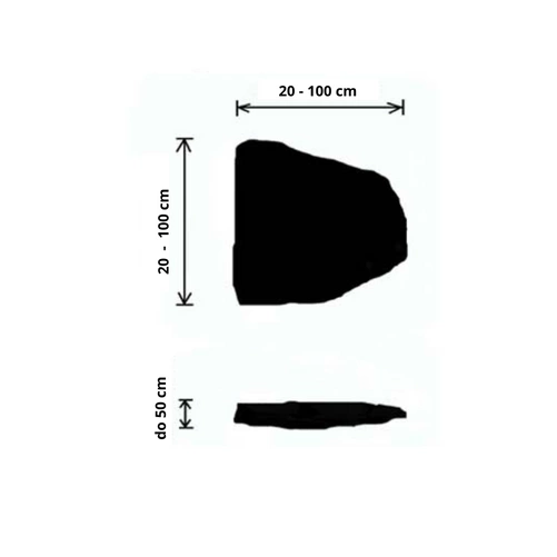 Kamień szarogłazowy średni skalniakowy, 1000kg