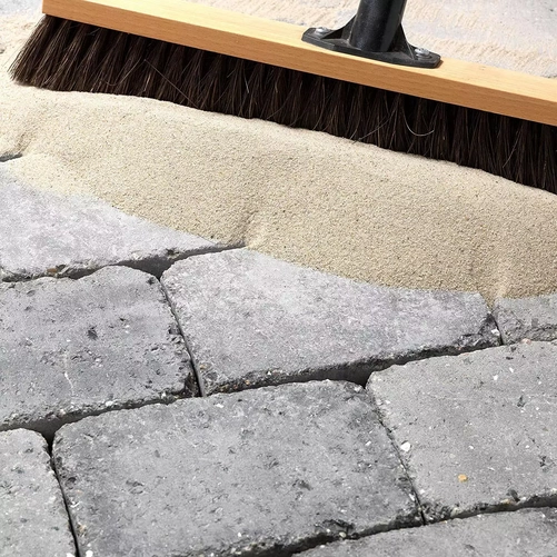 Piasek Suszony Kwarcowy 0,1-1,0mm DANSAND NO GROW 20kg - naturalny piasek do spoin, fugi bez chwastów do tarasów, chodników i podjazdów