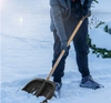 Łopata do Śniegu na Zimę 138cm - Szeroka Szufla do Odśnieżania Chodników, Parkingów
