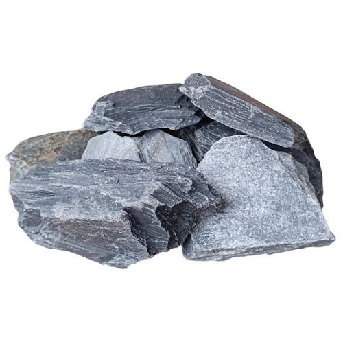 Kora Kamienna Grafitowa Antracytowa 30-50mm, 25kg - Dekoracyjna do ogrodu, rabatek i ścieżek