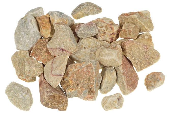 Grys Różowy 16-35mm, 25kg - Naturalny Kamień Ogrodowy, Dekoracyjny i Ozdobny na Ścieżki, Rabaty, Oczka Wodne i Tarasy