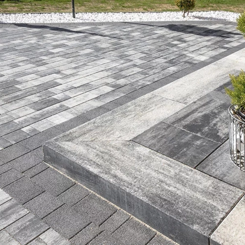 Kostka brukowa Tetra wapień dewoński, gr. 6cm, Bruk-Bet