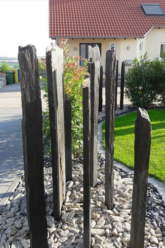 Palisada Black Nera jednostronnie cięta 100x5-10 cm