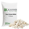 Grys Cristal White 8-16mm, 25kg - Naturalny Kamień Ogrodowy, Dekoracyjny i Ozdobny na Ścieżki, Rabaty, Oczka Wodne i Tarasy