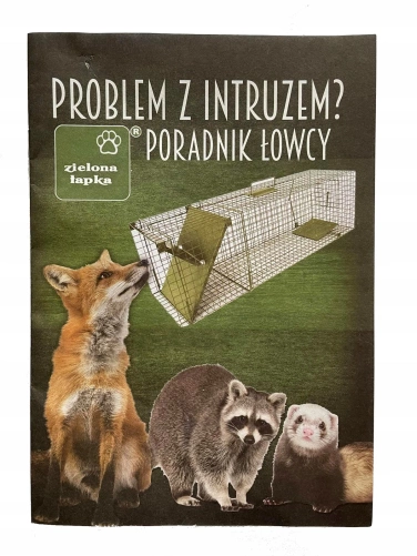Żywołapka na Kuny, Lisy, Szopy 82x20x27cm Pułapka Humanitarna Metalowa Wielorazowego Użytku