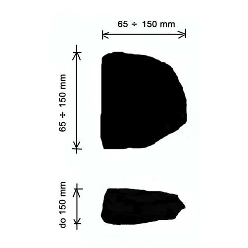 Kamień gabionowy 65-150 szarogłazowy 1000kg
