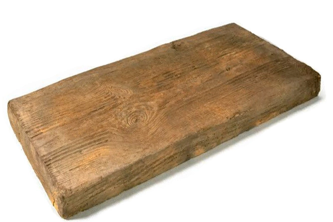 DESKA DREWNOPODOBNA BETONOWA 35X60X4 BRĄZOWA TARAS