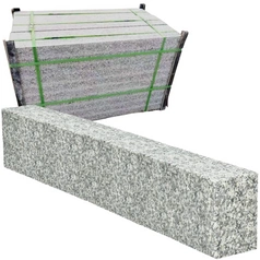 Krawężnik Granitowy Płomieniowany 6×20×100cm PEŁNA PALETA 30mb – Obrzeże, Opornik (SG)