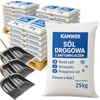 Sól Drogowa Workowana 3000kg – ZESTAW W SUPER CENIE + 3 ŁOPATY GRATIS, odśnieżanie dróg, chodników, śniegu, lodu i gołoledzi