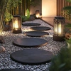 Kamień ścieżkowy step grafitowy okrągły Nera fi 40cm  