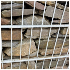 ŁUPEK SZAROGŁAZOWY GABIONOWY 80-120mm 1000kg - Kamień Ogrodowy Do Gabionów i Murków