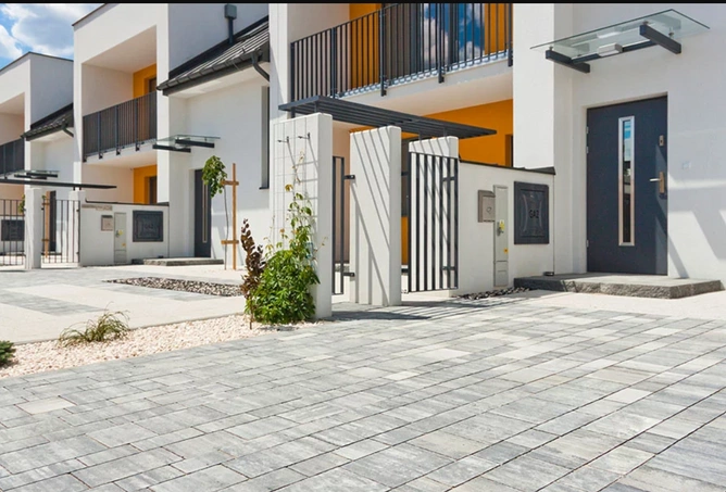 Kostka brukowa Promenada wapień dewoński gr. 6,5cm Bruk-Bet