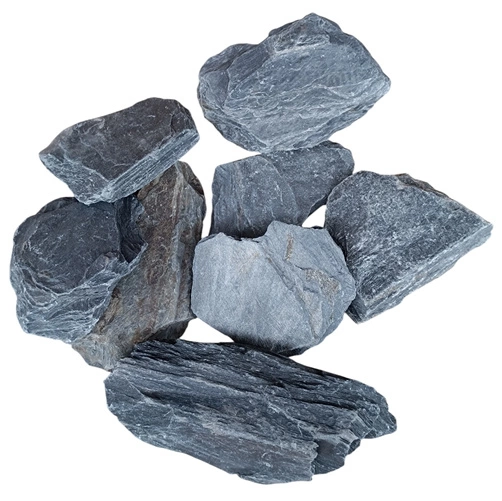 Kora Kamienna Grafitowa Antracytowa 30-50mm, 1000kg - Dekoracyjna do ogrodu, rabatek i ścieżek