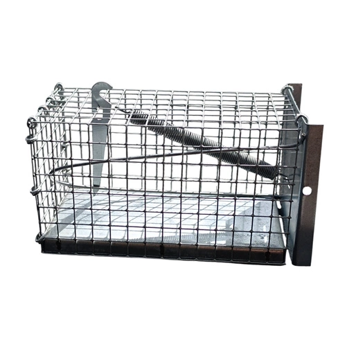 Żywołapka na myszy 15x8x8cm pułapka humanitarna metalowa wielorazowego użytku
