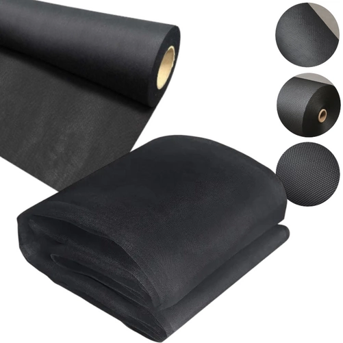 Agrowłóknina Czarna 20mb 100g – 1,6m x 20m – Mata pod Ściółkowanie i Chwasty