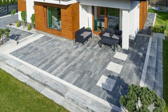 Kostka brukowa Modero, wapień dewoński, gr. 6cm, Bruk-Bet