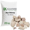 Grys Różowy 16-35mm, 25kg - Naturalny Kamień Ogrodowy, Dekoracyjny i Ozdobny na Ścieżki, Rabaty, Oczka Wodne i Tarasy