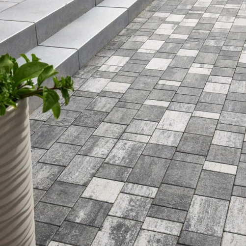 Kostka brukowa Tetra wapień dewoński, gr. 6cm, Bruk-Bet