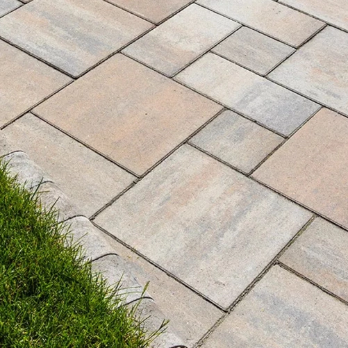 Kostka brukowa Visio, wapień muszlowy, gr. 6cm, Bruk-Bet