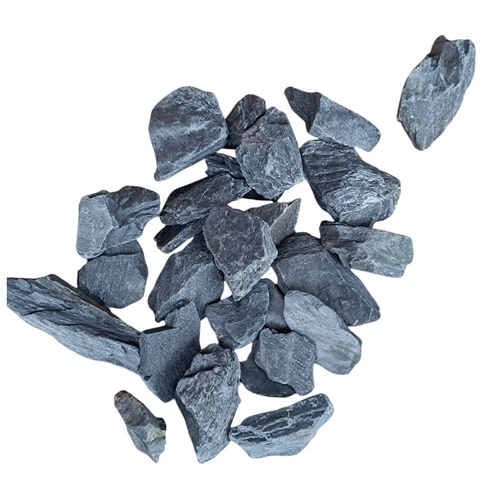 Kora Kamienna Grafitowa Antracytowa 20-40mm, 25kg - Dekoracyjna do ogrodu, rabatek i ścieżek