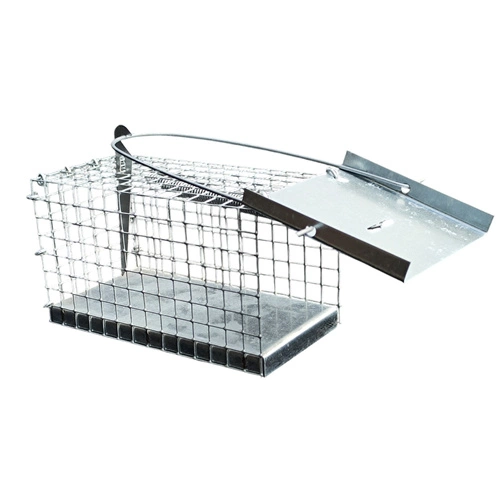 Żywołapka na myszy 15x8x8cm pułapka humanitarna metalowa wielorazowego użytku