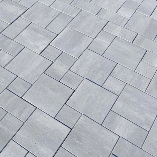 Kostka brukowa Visio, wapień szary, gr. 6cm, Bruk-Bet