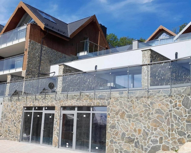 KAMIEŃ SZAROGŁAZOWY ELEWACYJNY 1000kg - Łupek Naturalny Kamień na Elewacje i Ogrodzenia