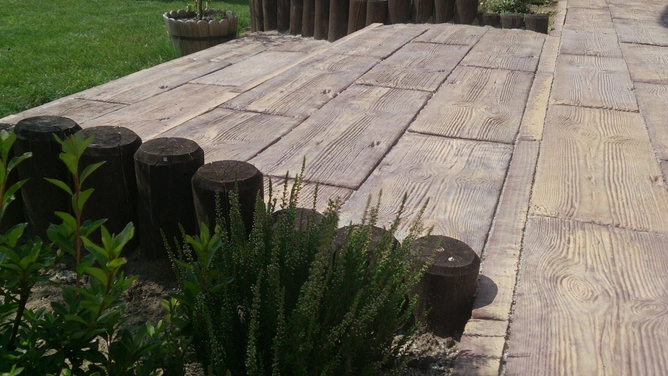 Deski betonowe drewnopodobne 35x60x4, 50szt