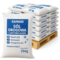 Sól Drogowa Workowana 500kg – skuteczna sól zimowa do dróg, chodników, śniegu, lodu i gołoledzi