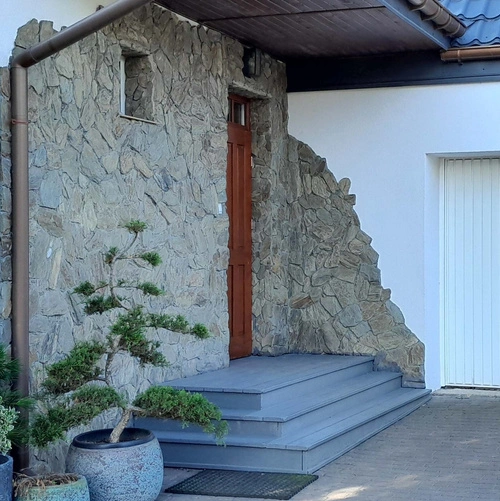 KAMIEŃ SZAROGŁAZOWY ELEWACYJNY 1000kg - Łupek Naturalny Kamień na Elewacje i Ogrodzenia