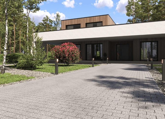 Kostka Granitowa 20x10x6cm SZTUKI - Brukowa Cięta Jasnoszara Płomieniowana (SG)