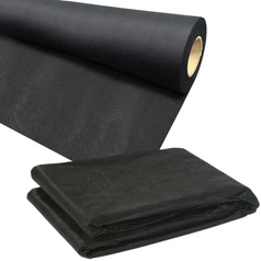 Agrowłóknina Czarna 10mb 50g – 1,6m x 10m – Mata pod Ściółkowanie i Chwasty