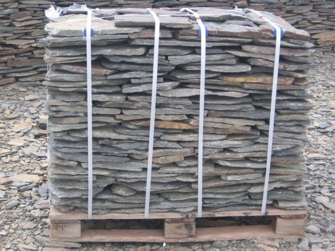 KAMIEŃ SZAROGŁAZOWY ELEWACYJNY 1000kg - Łupek Naturalny Kamień na Elewacje i Ogrodzenia