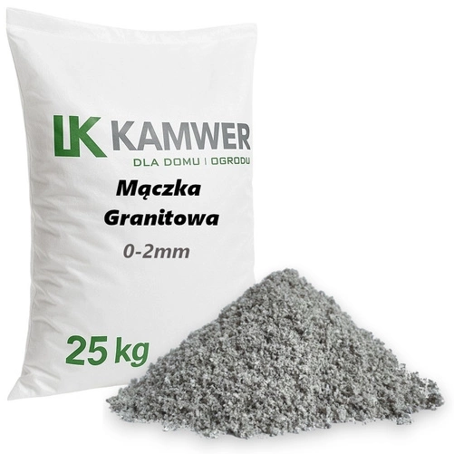 Mączka Granitowa 0/2 mm 25kg – Fuga do Kostki Brukowej i Granitowej