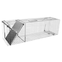 Żywołapka na Kuny, Lisy102x29x31cm Pułapka Humanitarna Metalowa Wielorazowego Użytku