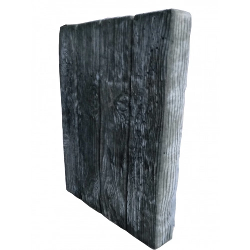 Palisada drewnopodobna betonowa 40x32 kolor grafitowy, 75szt