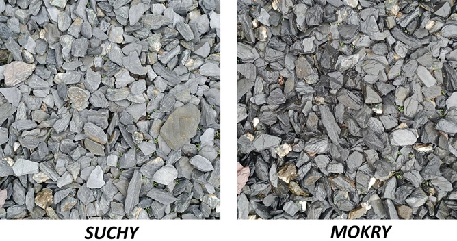 Kora Kamienna Grafitowa Antracytowa 20-40mm, 25kg - Dekoracyjna do ogrodu, rabatek i ścieżek