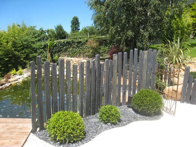 Palisada Black Nera jednostronnie cięta 100x5-10 cm