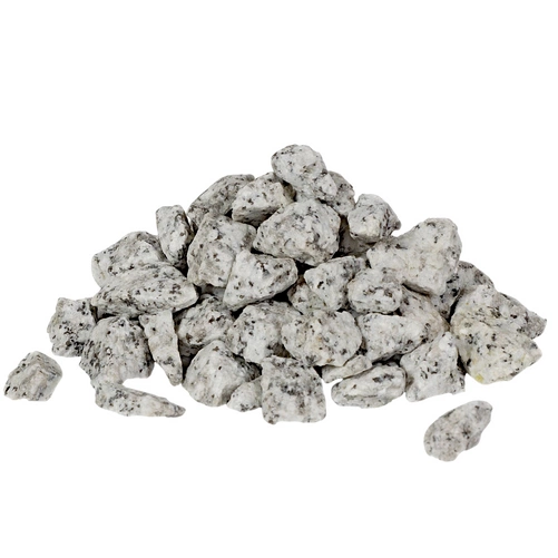 Grys Granitowy Szary 8-16mm, 1000kg - Dalmatyńczyk, Sól i Pieprz, Dekoracyjny i Ozdobny Kamień Ogrodowy na Ścieżki, Rabaty, Oczka Wodne i Tarasy