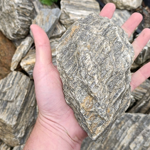 Kora Kamienna Gnejsowa Gabionowa 70-120mm, 1000kg - Dekoracyjna do ogrodu, rabatek i ścieżek