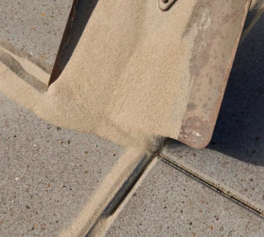 Piasek Suszony Kwarcowy 0,1-1,0mm DANSAND NO GROW 20kg - naturalny piasek do spoin, fugi bez chwastów do tarasów, chodników i podjazdów