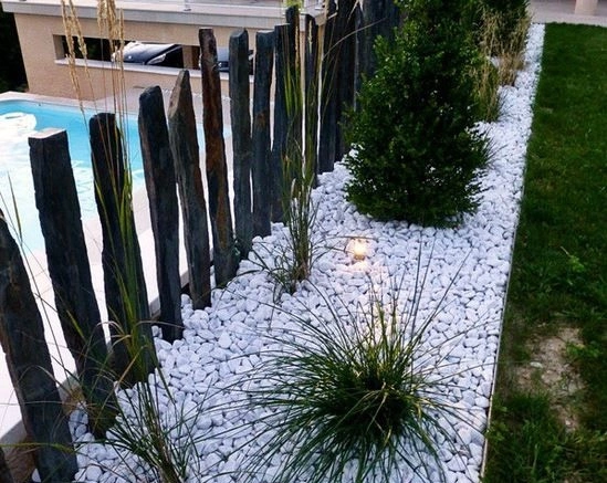 Palisada Black Nera jednostronnie cięta 100x5-10 cm