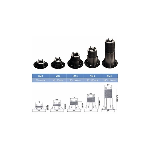 Podstawka regulowana NM1 do płyt tarasowych
