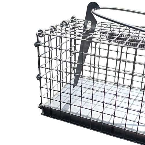 Żywołapka na myszy 15x8x8cm pułapka humanitarna metalowa wielorazowego użytku
