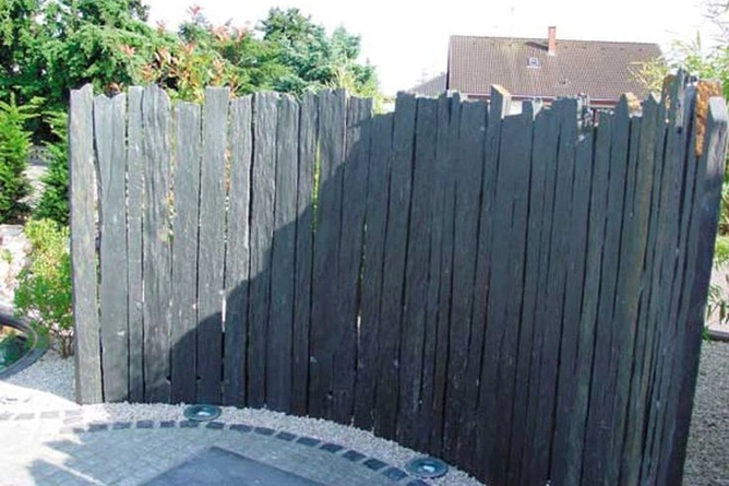 Palisada Black Nera jednostronnie cięta 100x5-10 cm