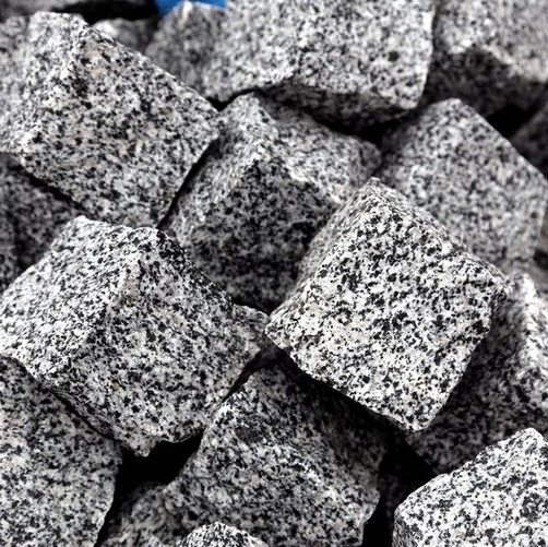 Kostka Granitowa Szara 7/9cm Big-Bag 1000kg – Naturalny Kamień na Ścieżki, Podjazdy i Obrzeża