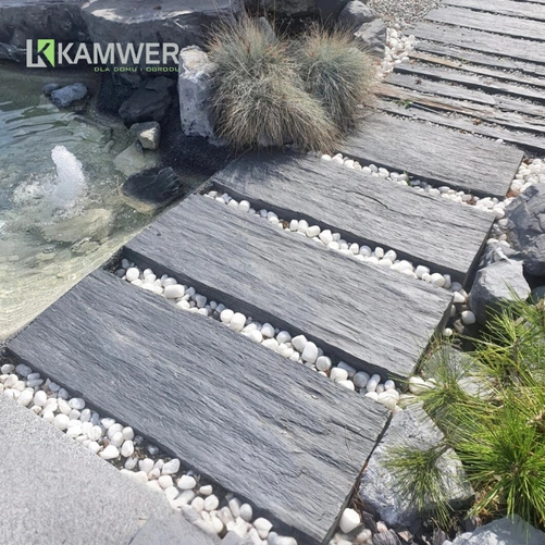 Kamień ścieżkowy płyta kamienna Nera 30x100