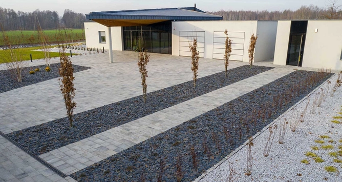 Kora Kamienna Grafitowa Antracytowa 20-40mm, 1000kg - Dekoracyjna do ogrodu, rabatek i ścieżek