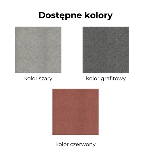 Kostka brukowa Nostalit, czerwony gr. 6cm, Bruk-Bet