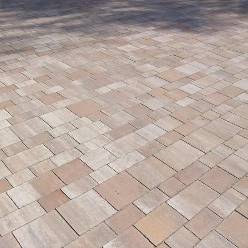 Kostka brukowa Promenada wapień muszlowy gr. 6,5cm Bruk-Bet